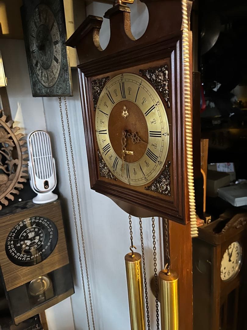 Kikiです ミブラン錘式振り子時計、ミブラン錘時計 重鎮式時計