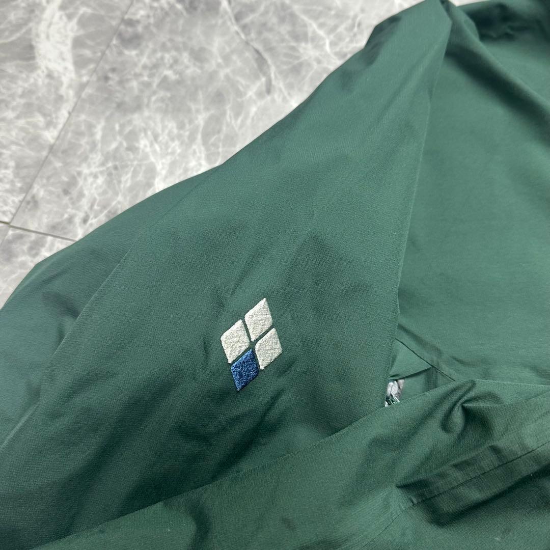 モンベル　ゴアテックス　レイントレッカー　グリーン　マウンテンパーカー　L 希少