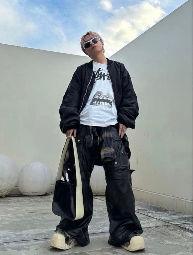 [完売モデル]27.5センチ FVVO x ROCKSTA ダークグレー ファー