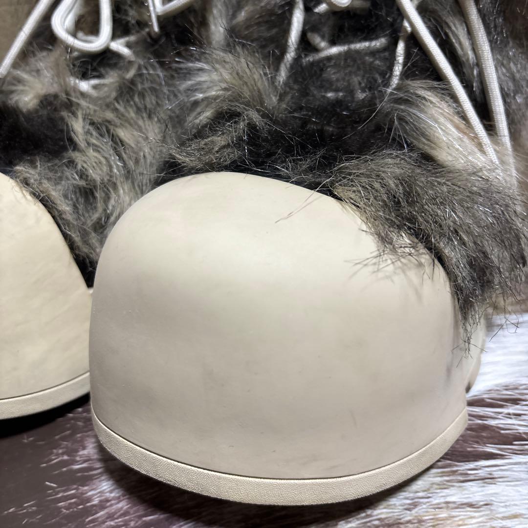 [完売モデル]27.5センチ FVVO x ROCKSTA ダークグレー ファー