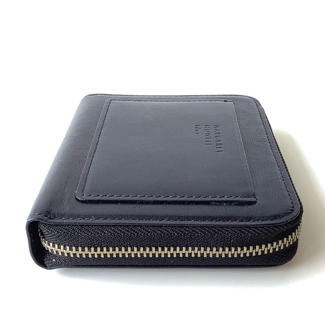 める様★新品★マーガレットハウエル★ピルモントラウンドジップ２つ折り財布★紺