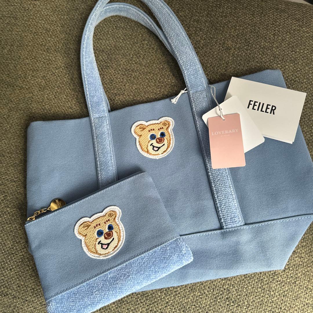 LOVERARY BY FEILER テディトート小ポーチ