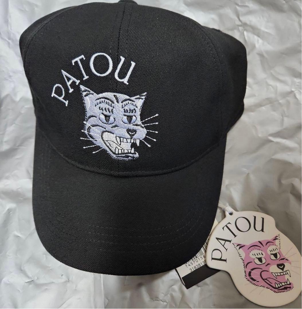 PATOU x Onitsuka Tiger ベースボールキャップ ブラック