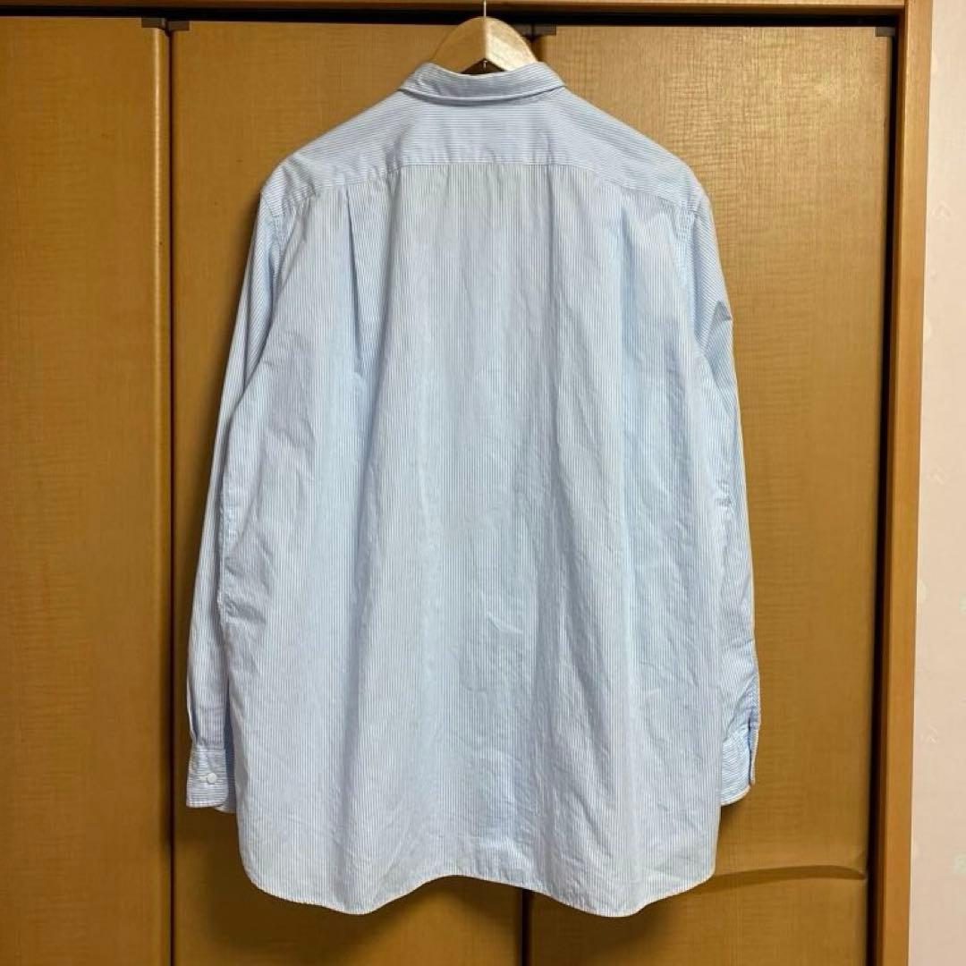 ナナミカ Regular Collar Stripe Wind Shirt