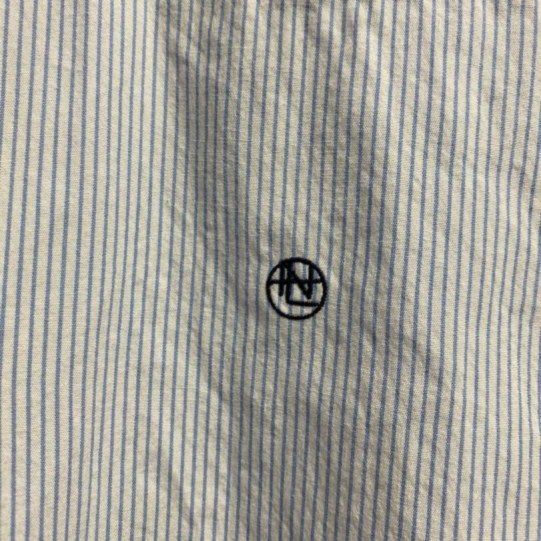ナナミカ Regular Collar Stripe Wind Shirt