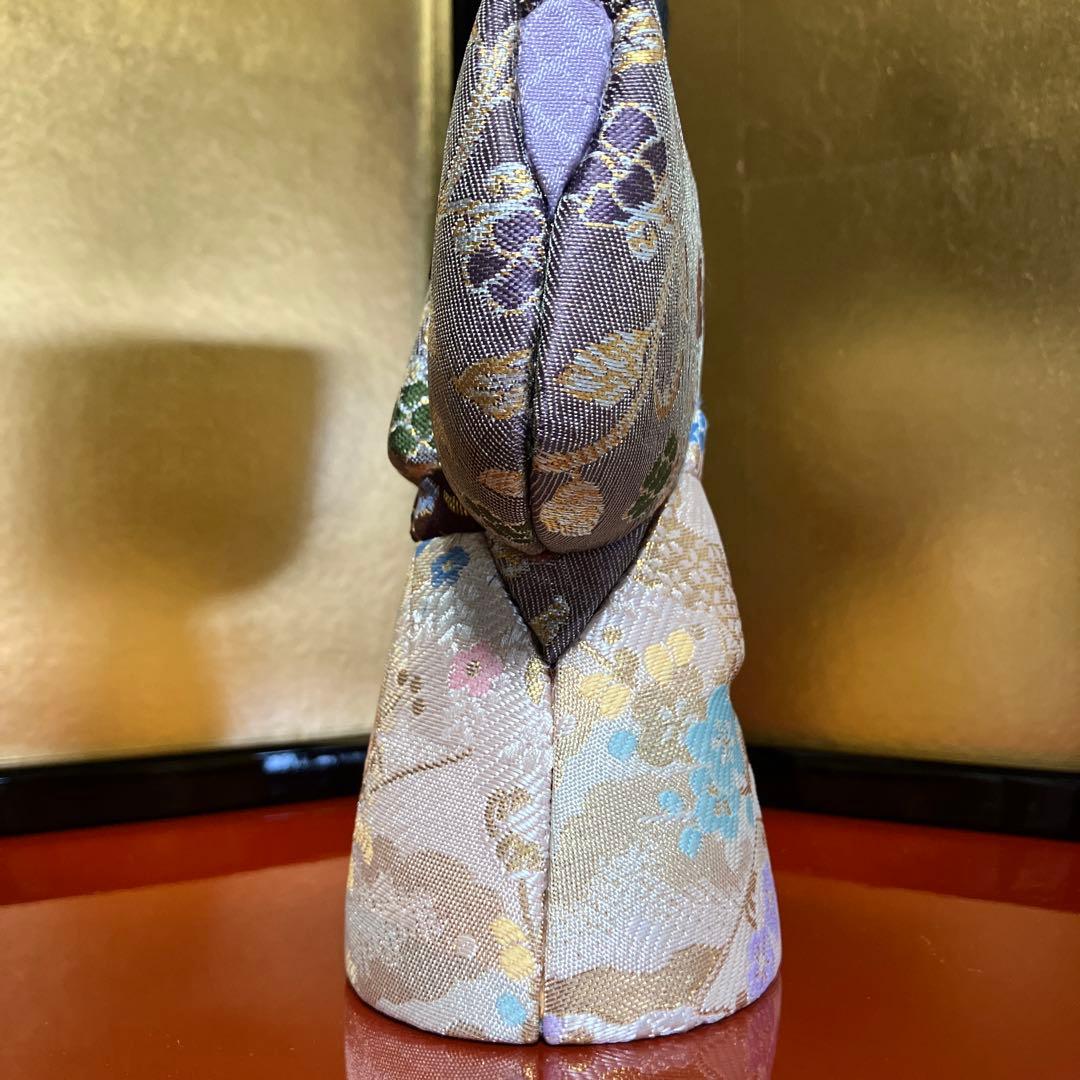 真多呂人形　古今人形　彩明立雛　コンパクト　お雛様　木目込み人形　収納飾り