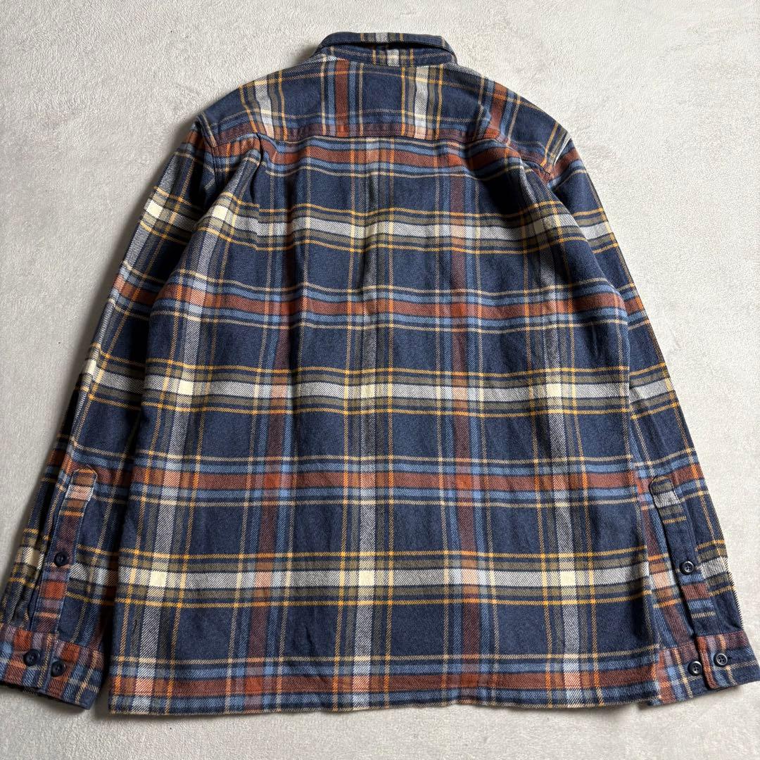 パタゴニア　フィヨルド　フランネルシャツ　オーガニックコットン　53947