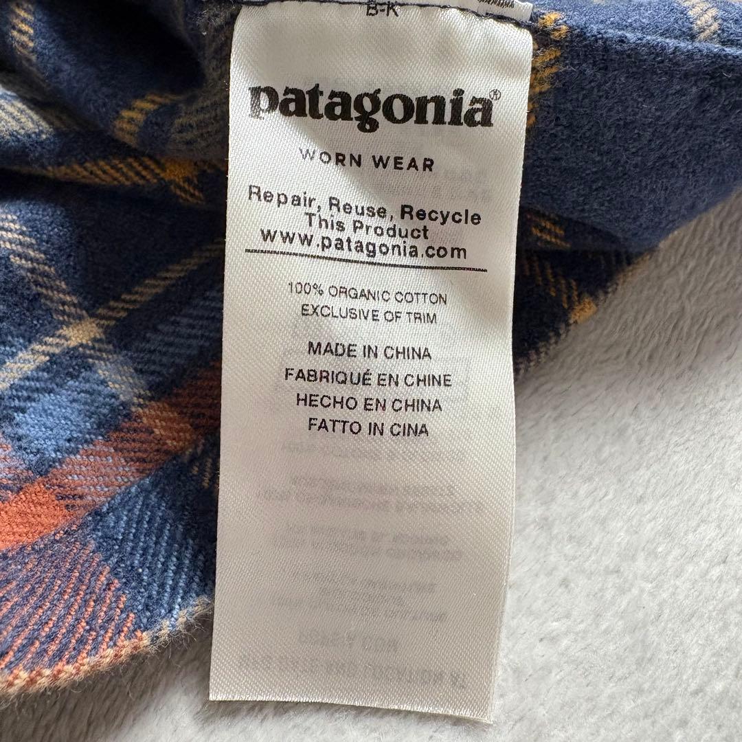 パタゴニア　フィヨルド　フランネルシャツ　オーガニックコットン　53947