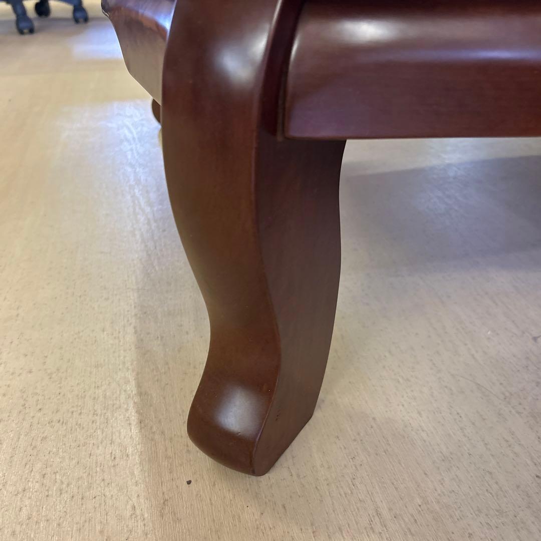 希少☆花梨無垢一枚板 座卓 応接台 猫脚 リビングテーブル 昭和レトロ 高級品