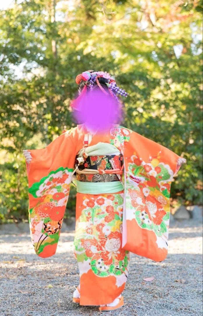 七五三7歳着物・髪飾りセット