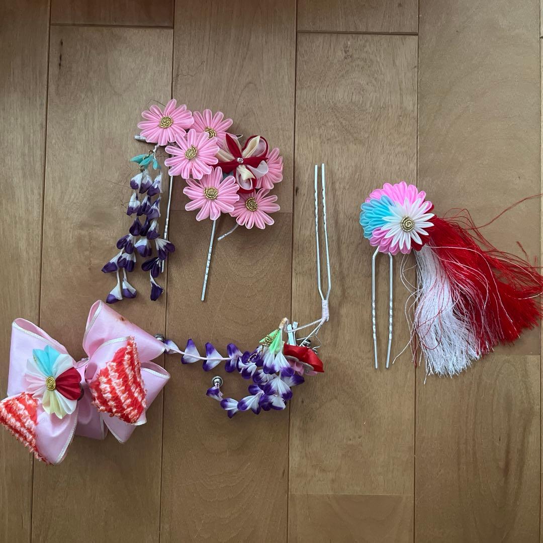 七五三7歳着物・髪飾りセット