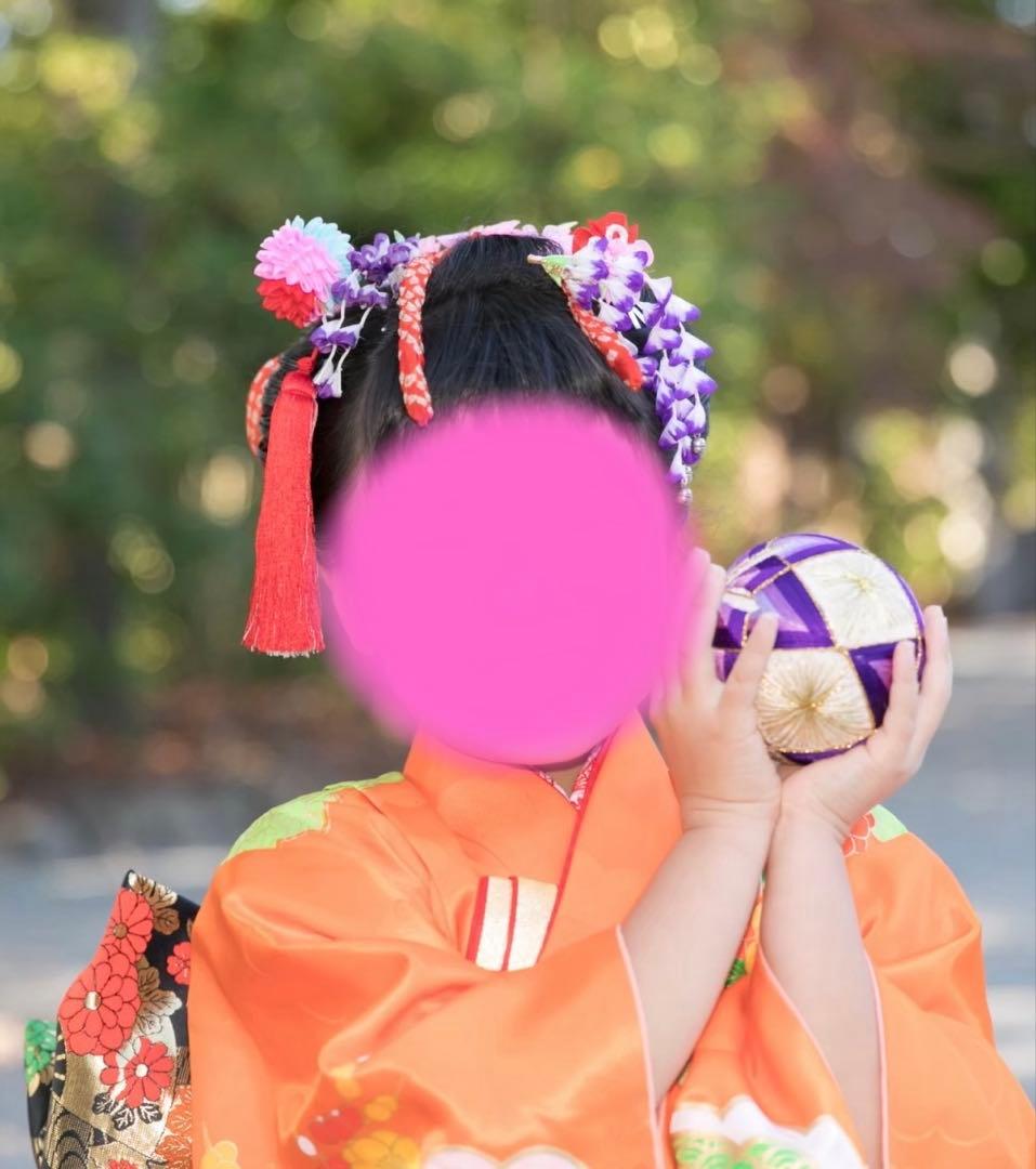 七五三7歳着物・髪飾りセット
