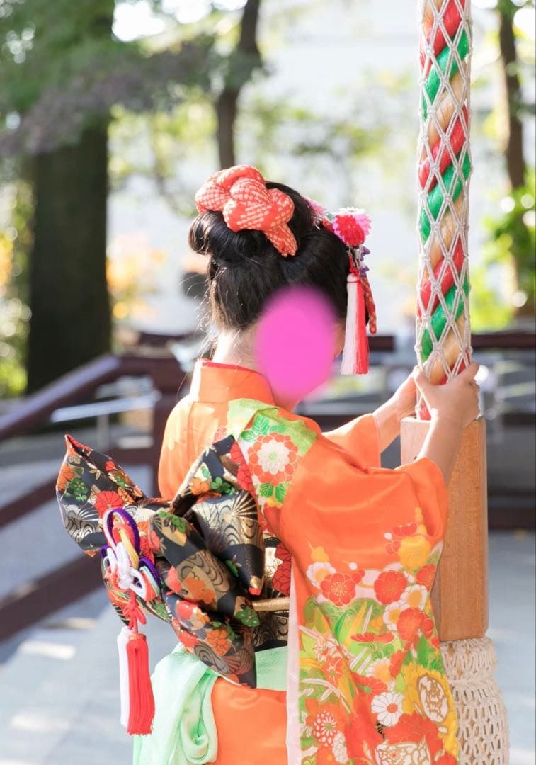 七五三7歳着物・髪飾りセット