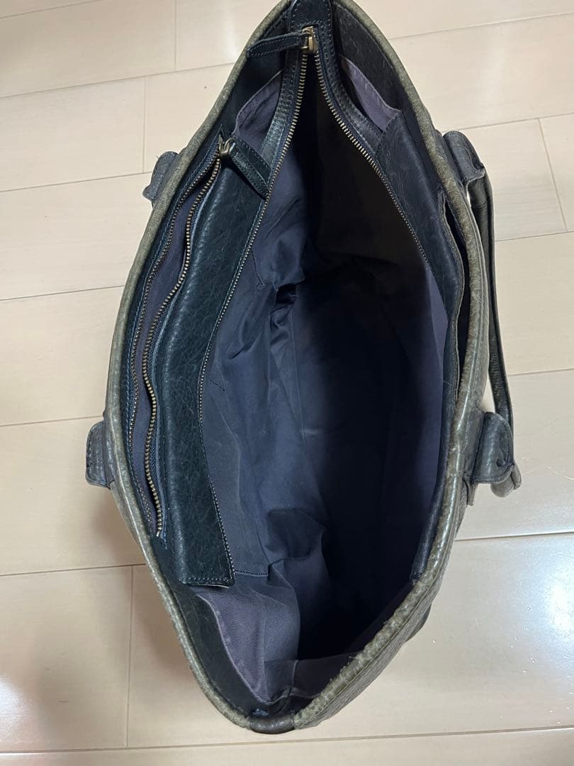 土屋鞄　ビークルラージストック　ダークインディゴ　トート ネイビー ブラック 黒