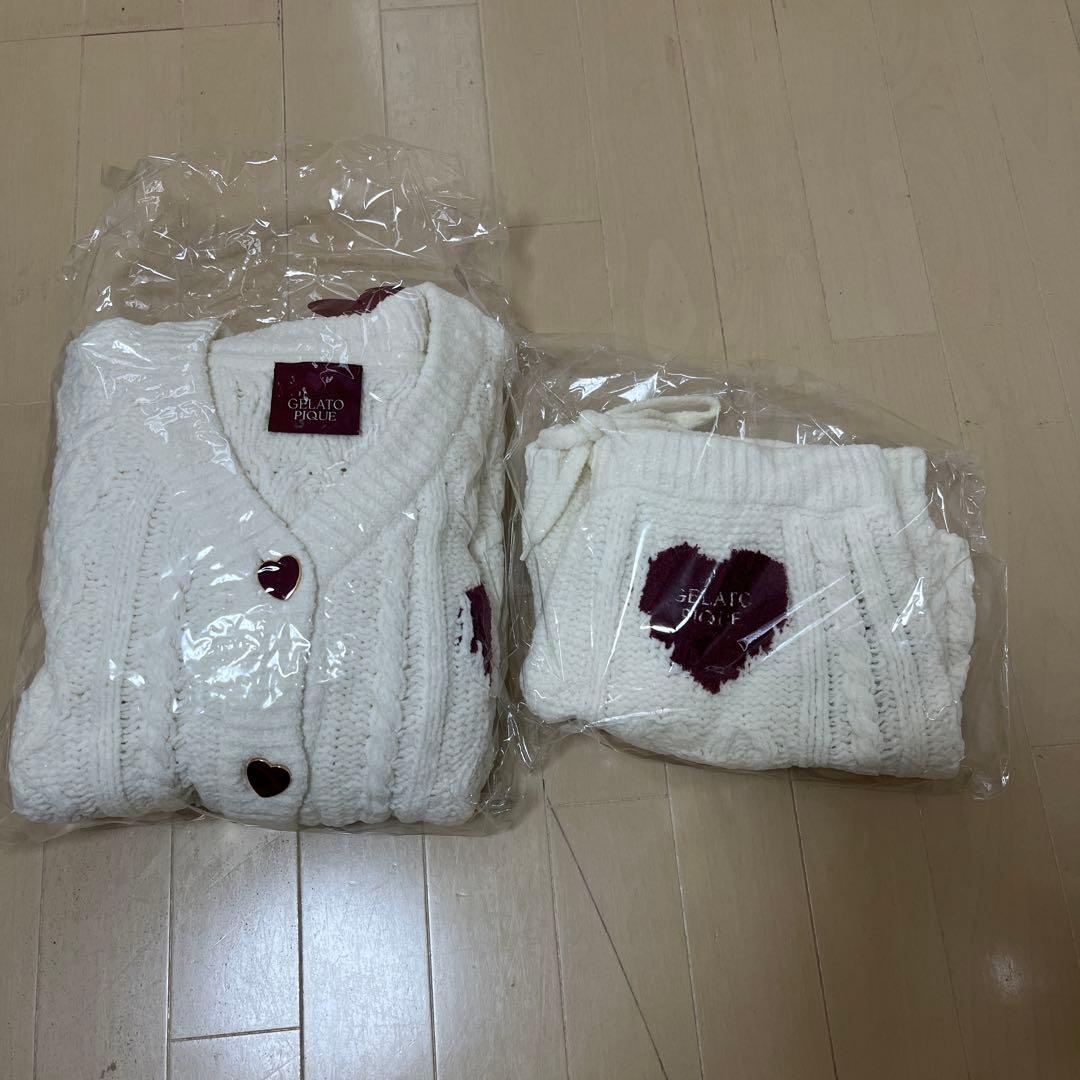 新品未使用【ジェラピケ】GELATO PIQUE ニットルームウェアセット