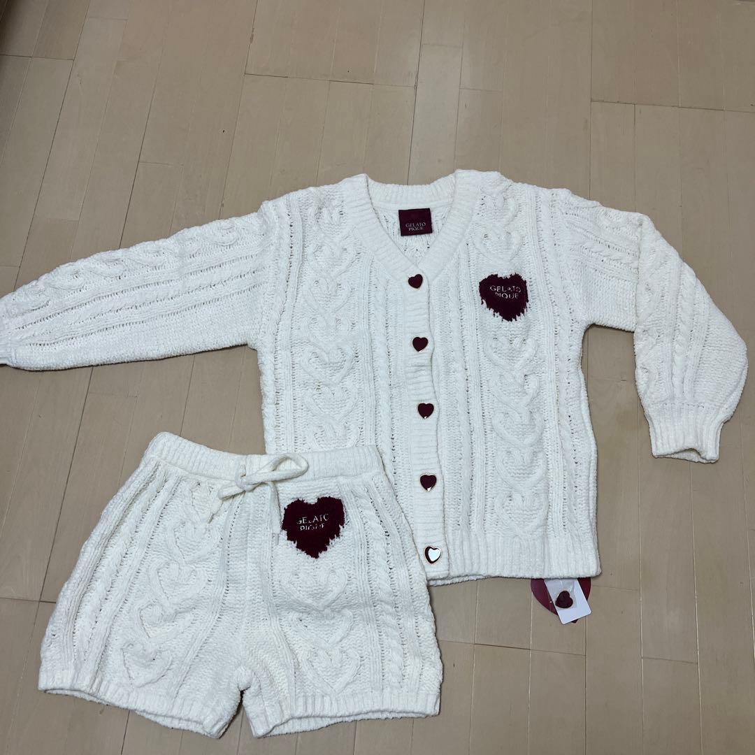 新品未使用【ジェラピケ】GELATO PIQUE ニットルームウェアセット