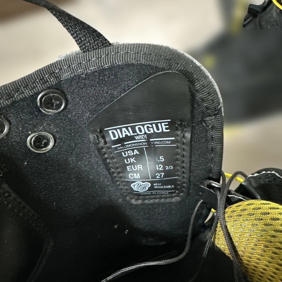 Salomon Dialogue Wide スノーボードブーツ27センチ美品