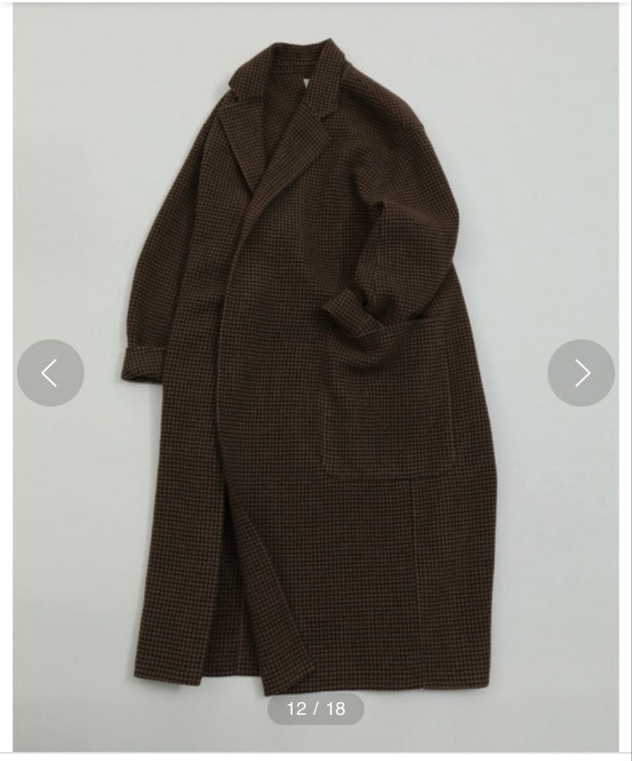 トゥデイフル　TODAYFUL オーバーチェックコート　38