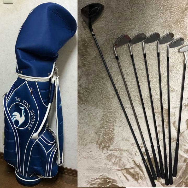 値引き済み　ルコック スポルティフ キャディバッグ&ゴルフクラブセット