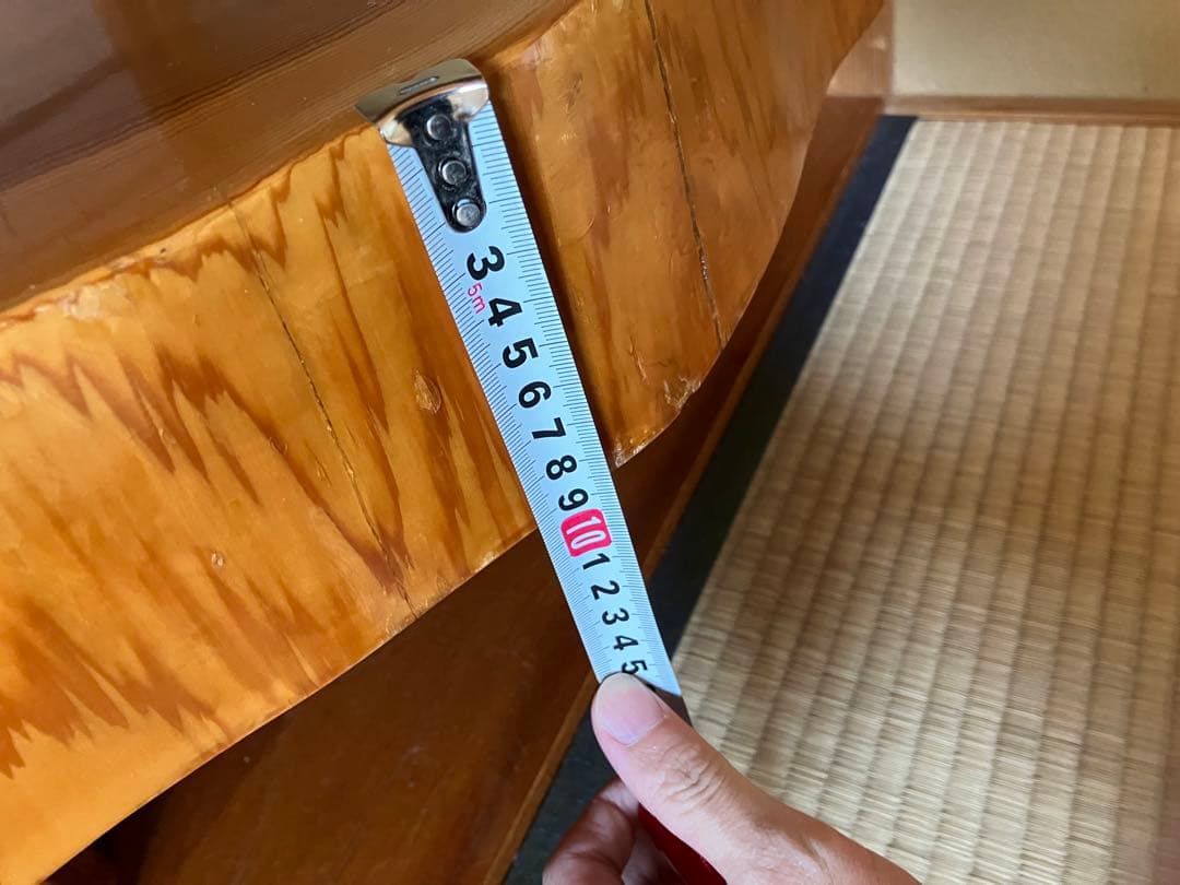 一枚板座卓　丸太座卓　1本木座卓　切り株座卓　年輪座卓　ねんりん　天然