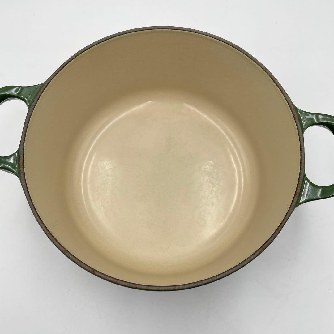 LE CREUSET ル・クルーゼ ココットロンド 18cm モスグリーン