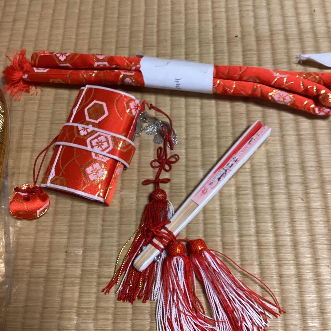 七五三小柄七里フルセット　帯幅14、5センチ　草履21センチ