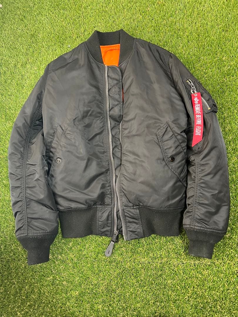 ALPHA MA-1 ブラックフライトジャケット