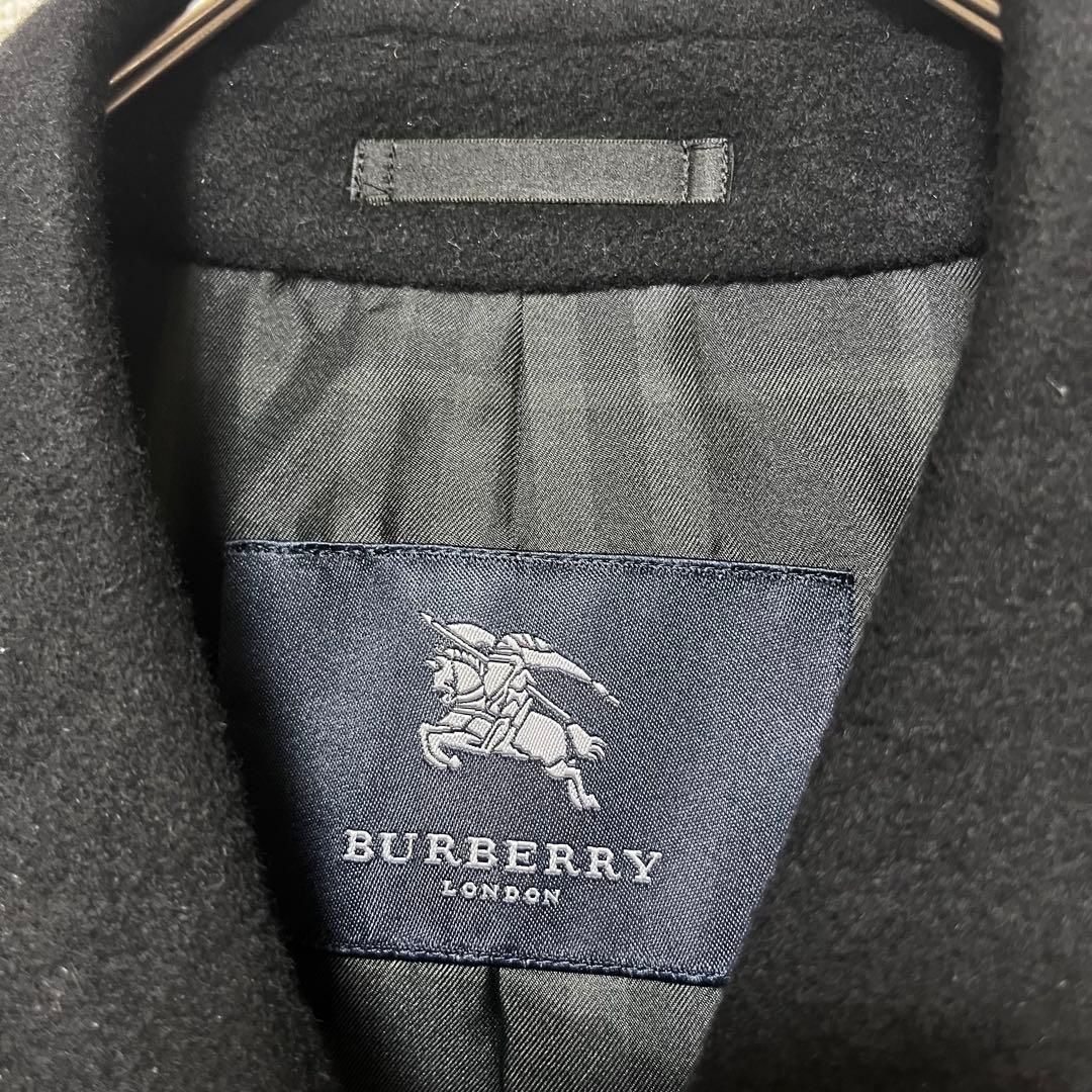 極美品　バーバリーロンドン　カシミヤ、アンゴラ、ウール　ステンカラーコート