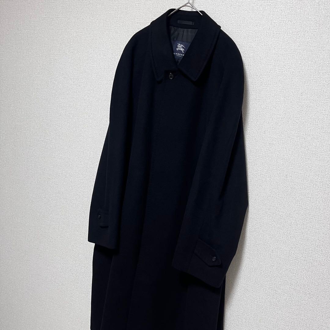 極美品　バーバリーロンドン　カシミヤ、アンゴラ、ウール　ステンカラーコート