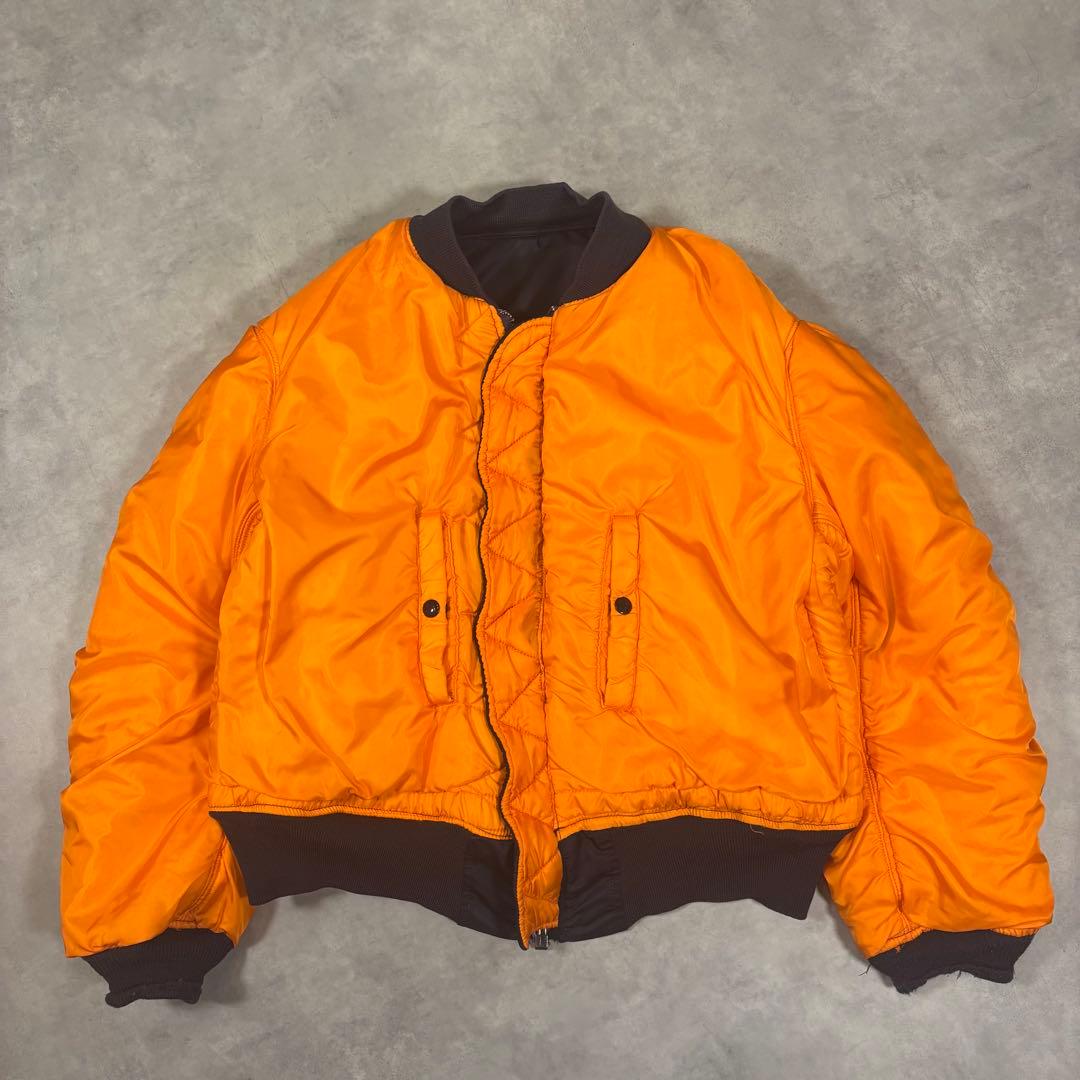 USA製 1968年復刻 アルファ MA-1 68モデル ネイビー