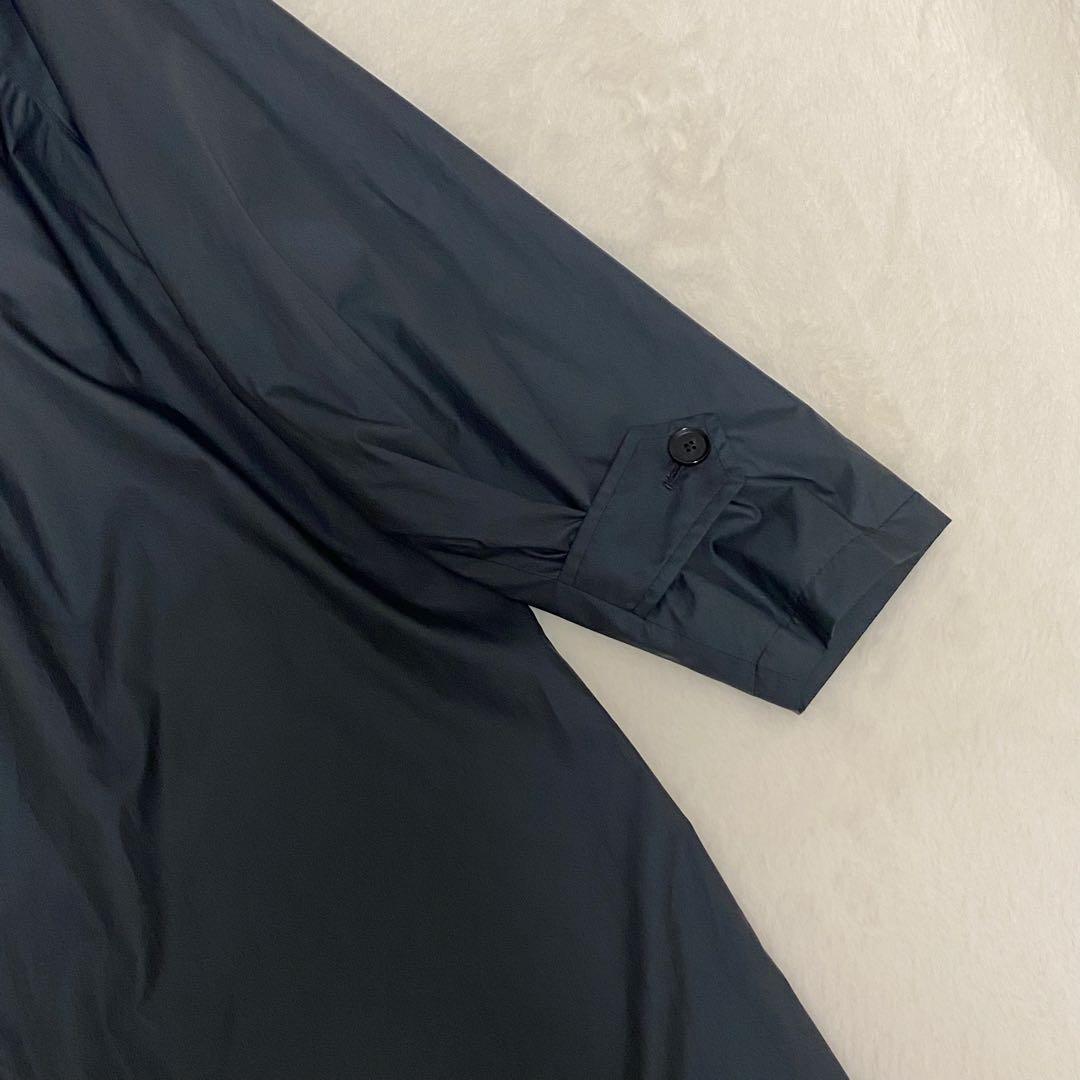 オーラリー SUPEER LIGHT POLYESTER サテンカラーコート