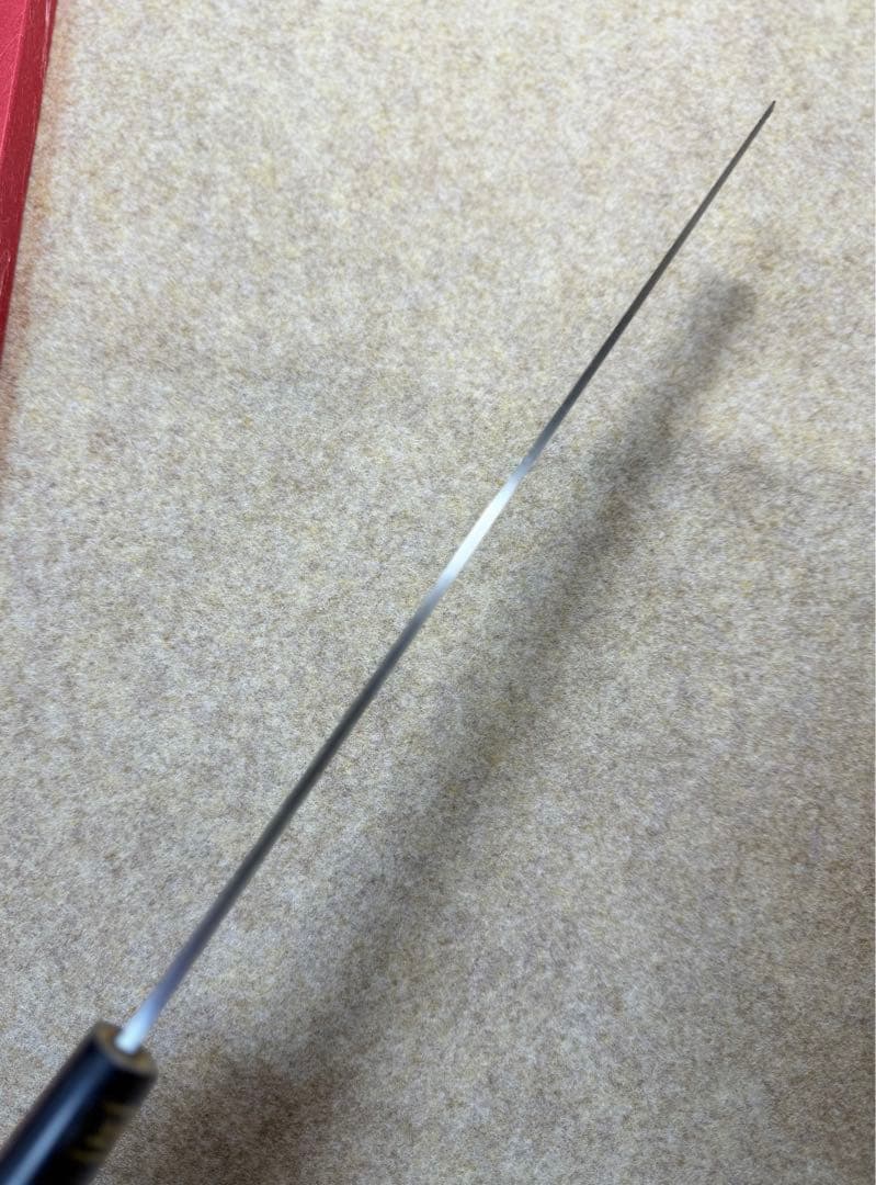 【堺刃物】　刺身 蛸引 包丁　白ニ鋼　尺　水牛角柄