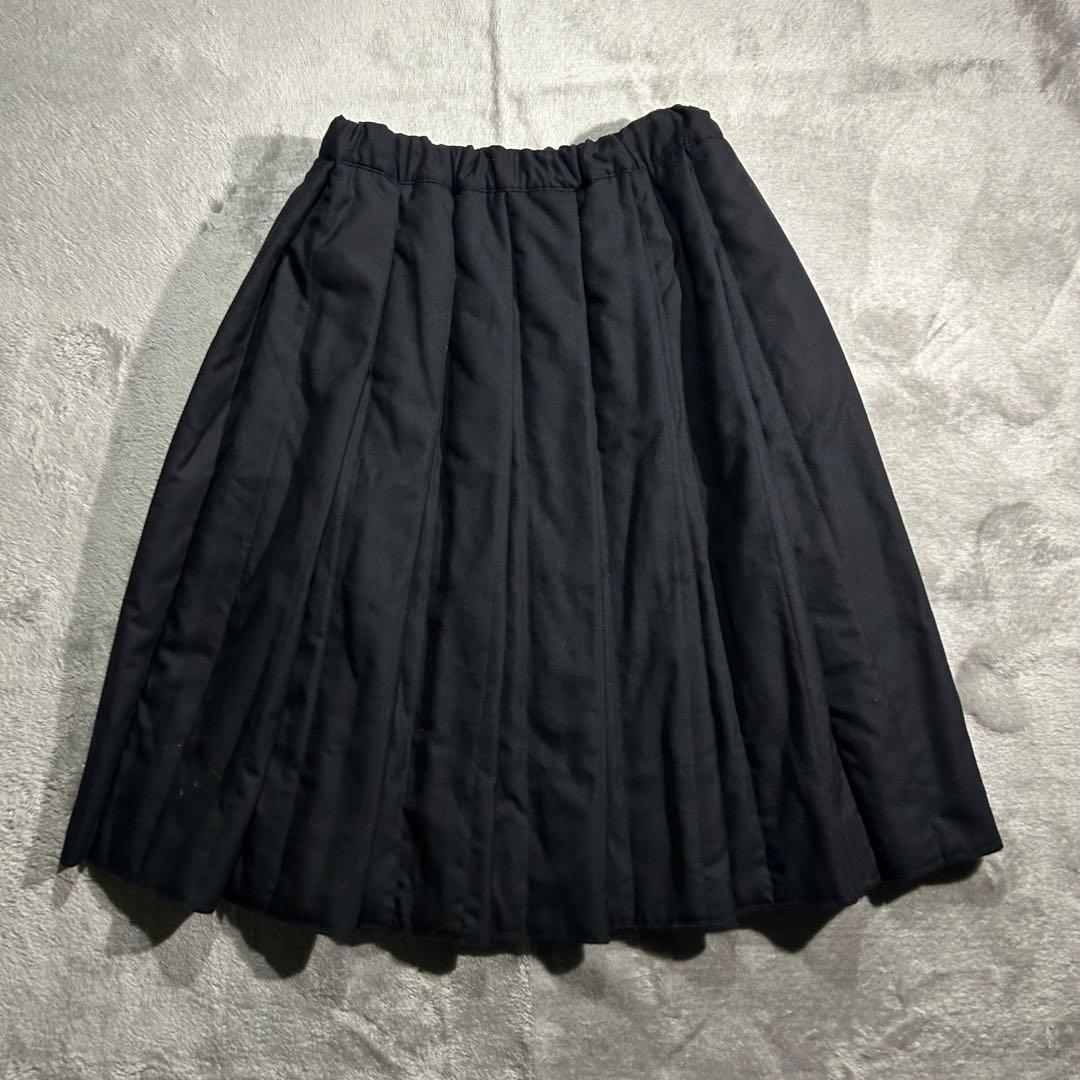 AD2010 10AW archive 中綿ボリュームスカート プリーツ ウール