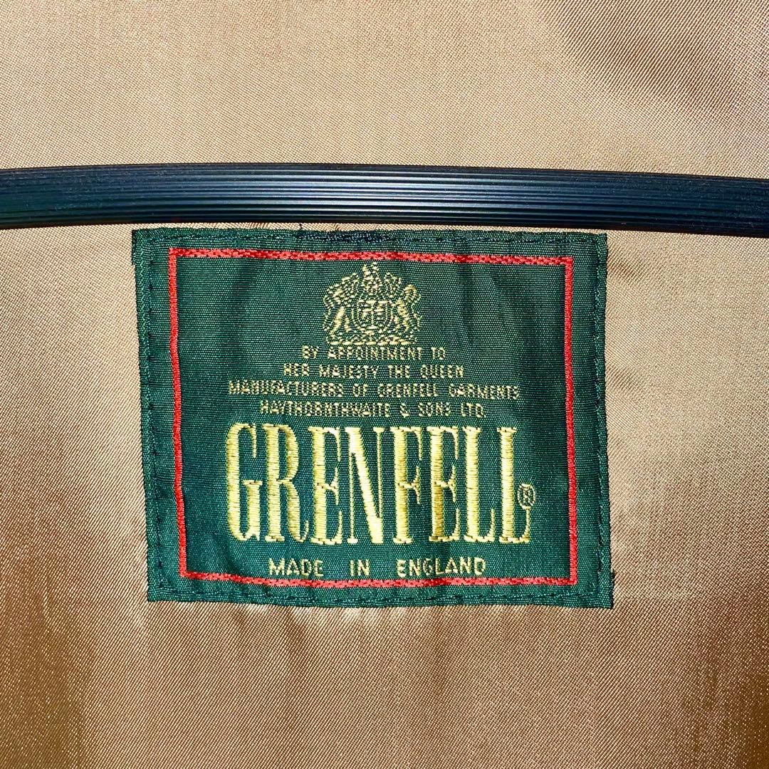GRENFELL グレンフェル ステンカラーコート ベージュ サイズ36 英国製