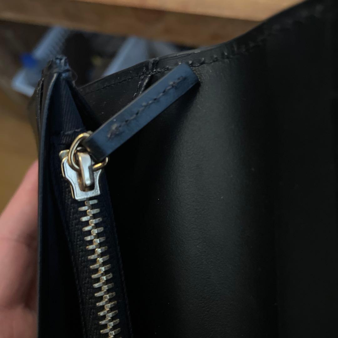 【美品】VERSACE ヴェルサーチ 長財布 メドゥーサ ゴールド金具 ブラック