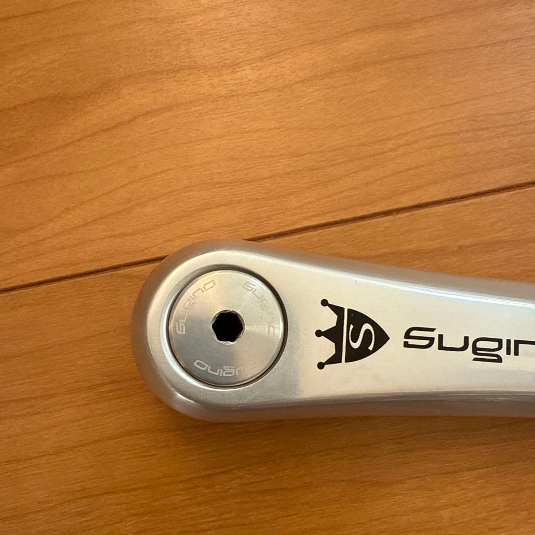 Sugino Might Tour クランクセット シルバー