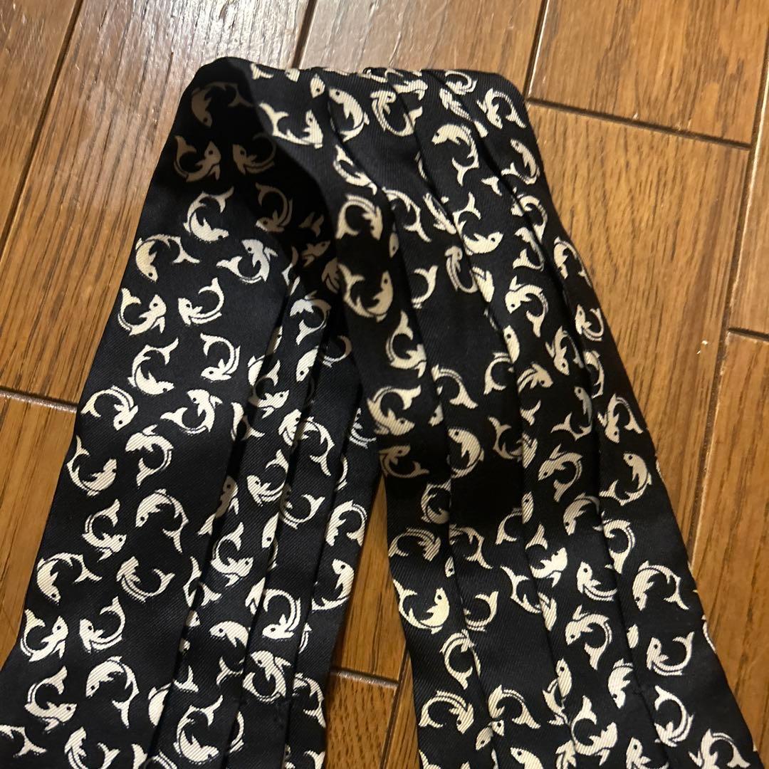 美品 HERMES エルメス アスコットタイ スカーフ シルク100%