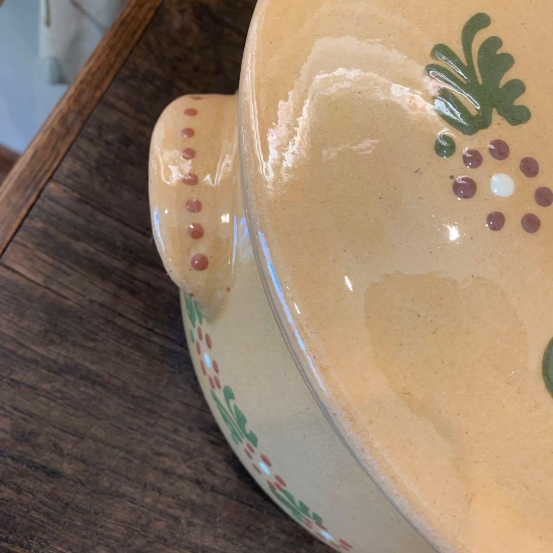 ［新品未使用］フランス製　陶器鍋