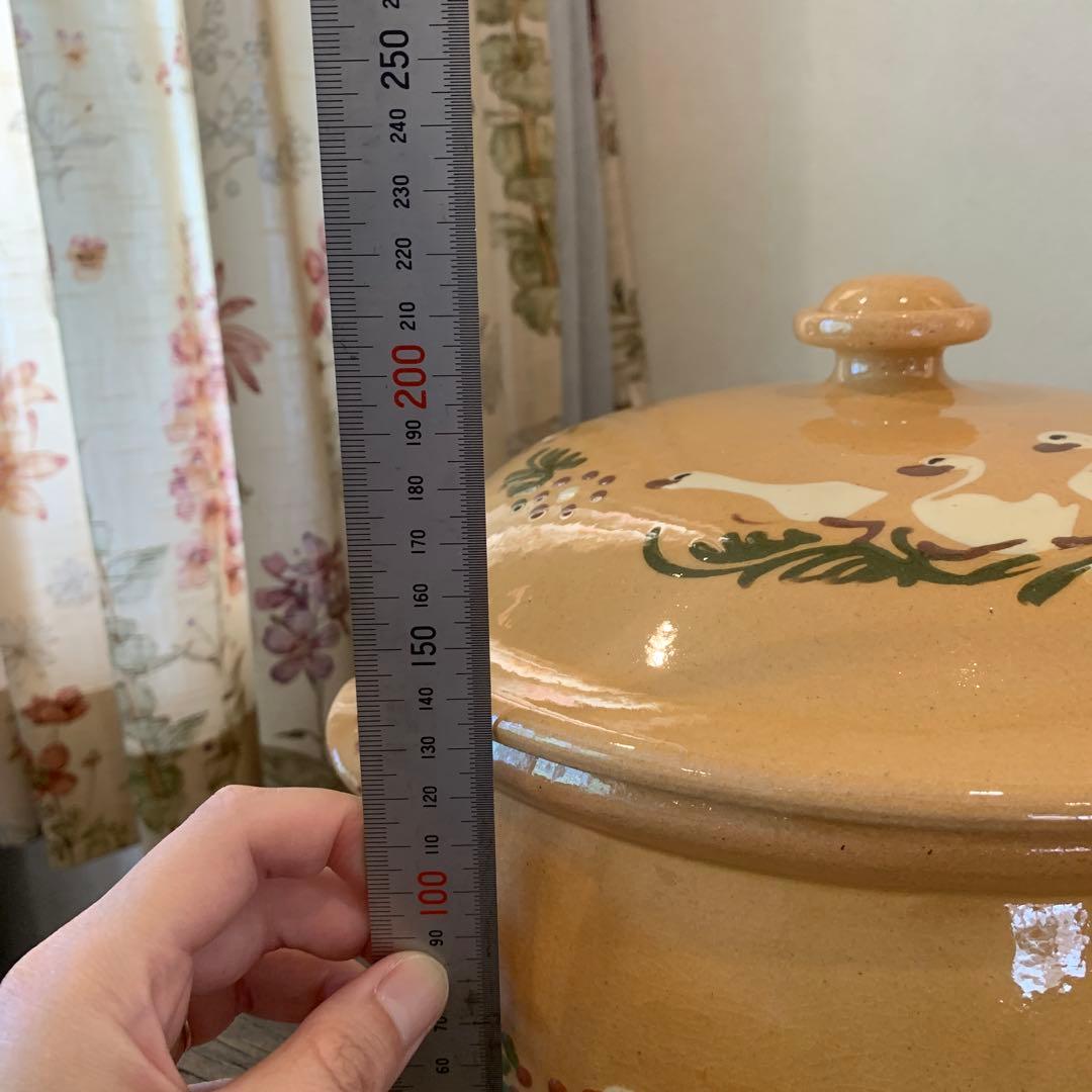 ［新品未使用］フランス製　陶器鍋