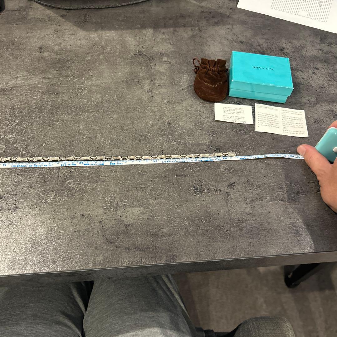 ティファニーシルバー925バンブーブレスレット