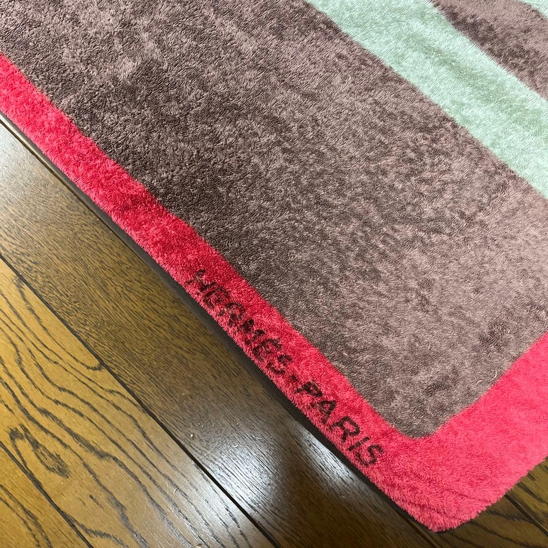 HERMES タオル生地 マットレス シングル