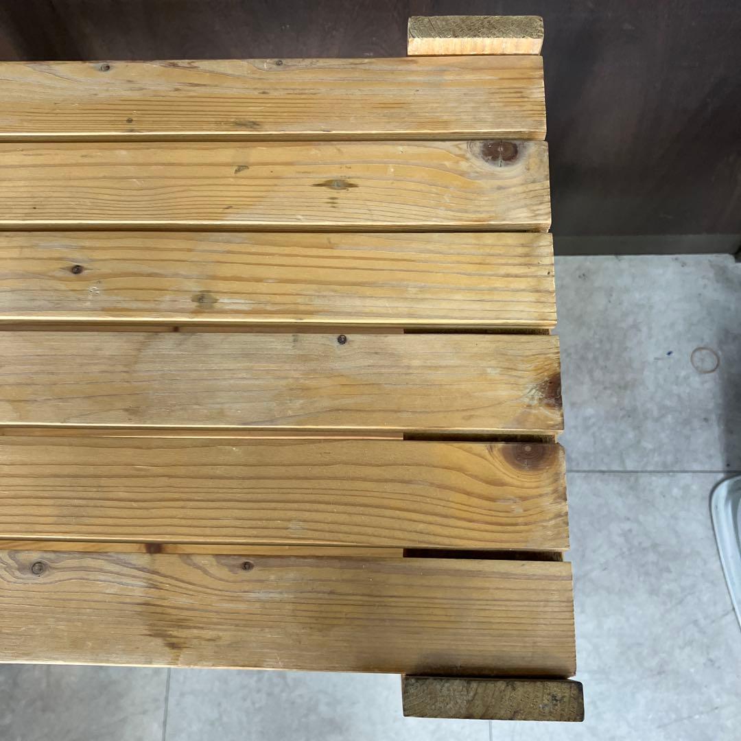 A-5 北欧レトロ 天然木 3段木製ラック ウッドシェルフ 飾り棚/多目的ラック