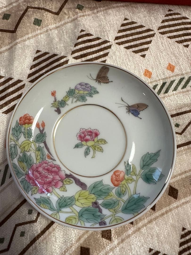 國立故宮博物院複製品(証明書付)　青郊童戯盃　青花