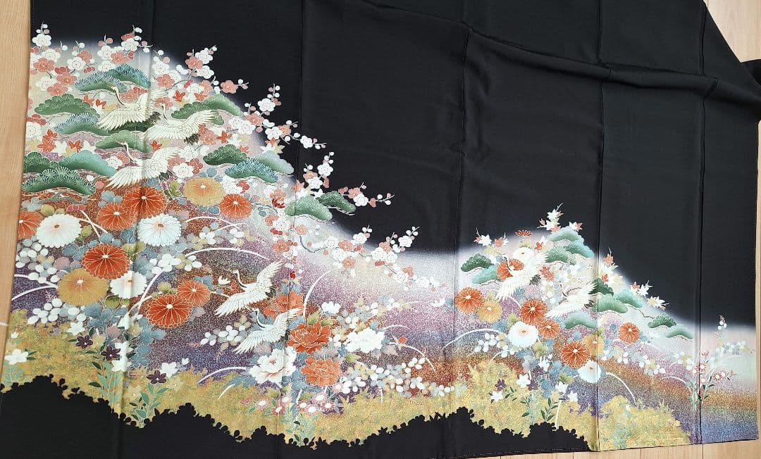 着物リメイクワンピース3637