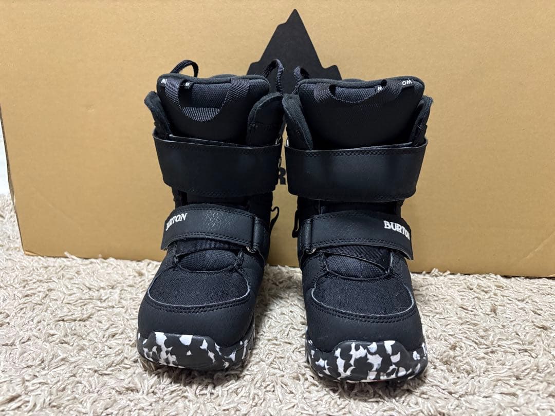 17.5cm Burton 子ども用スノーボードブーツ ブラック