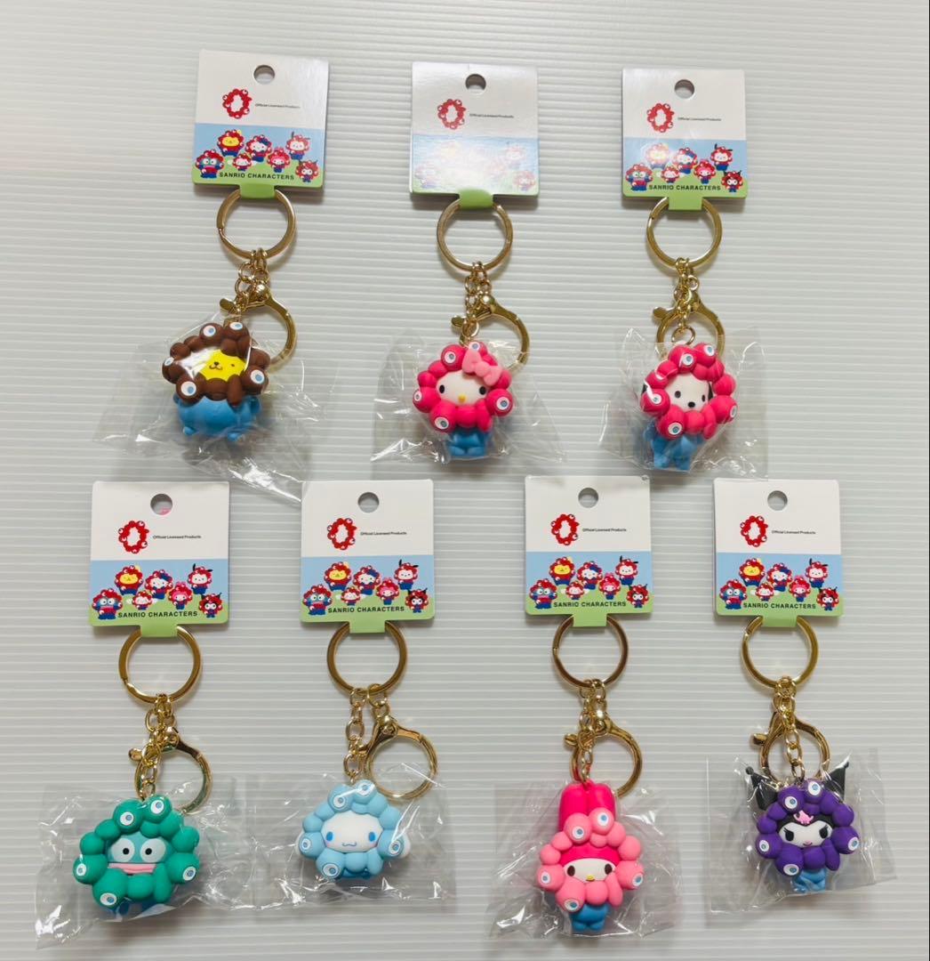 サンリオ ミャクミャク なりきりキーホルダー 7点コンプリートセット