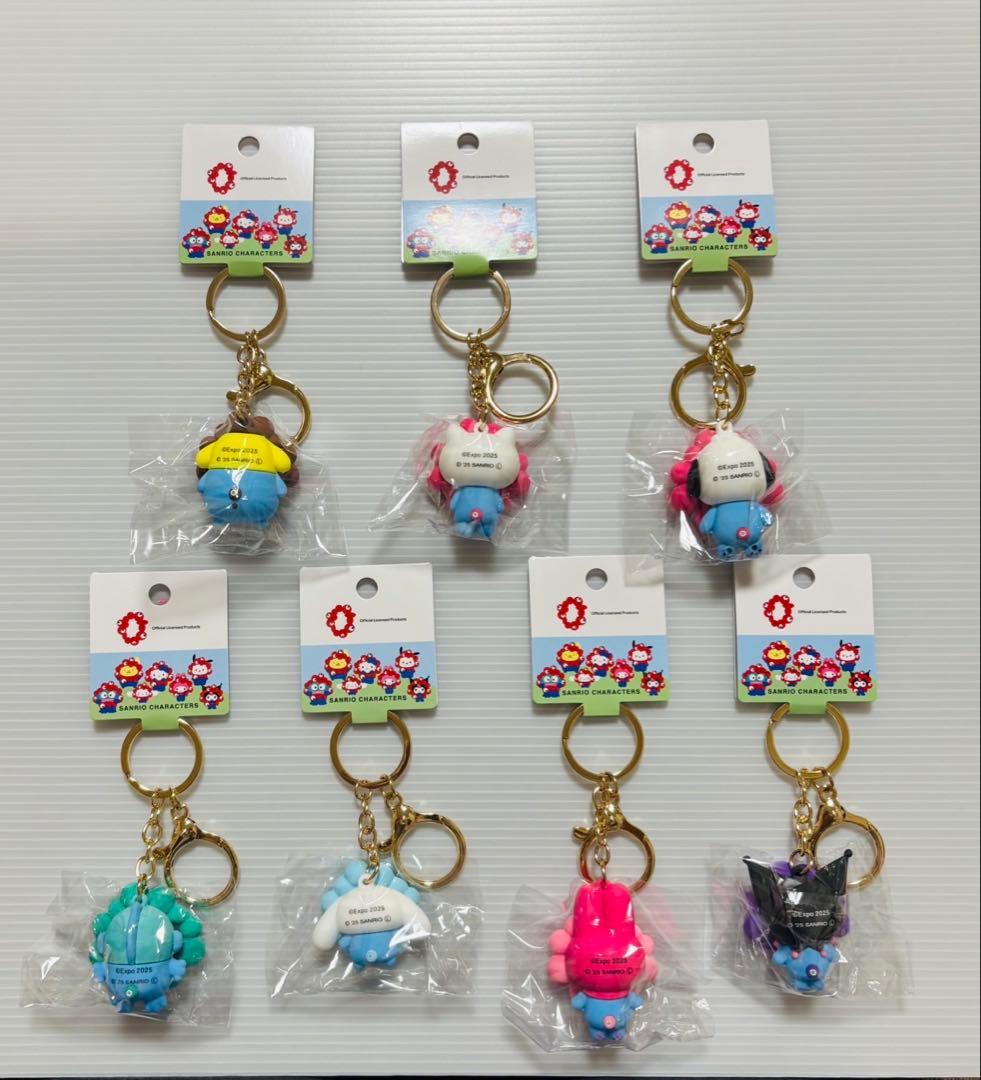 サンリオ ミャクミャク なりきりキーホルダー 7点コンプリートセット