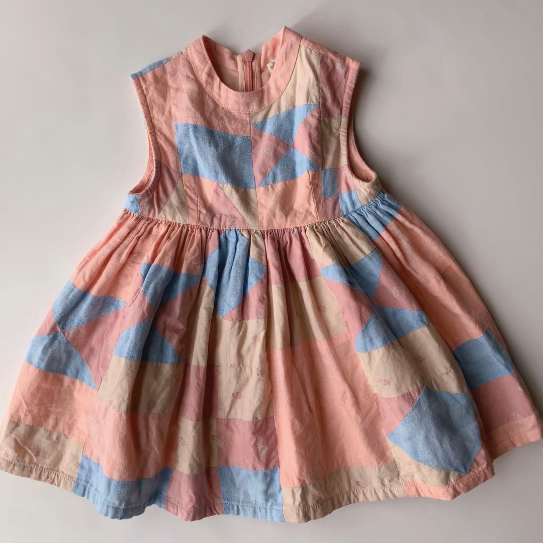 apolina kids■Wendy Dress Patchwork