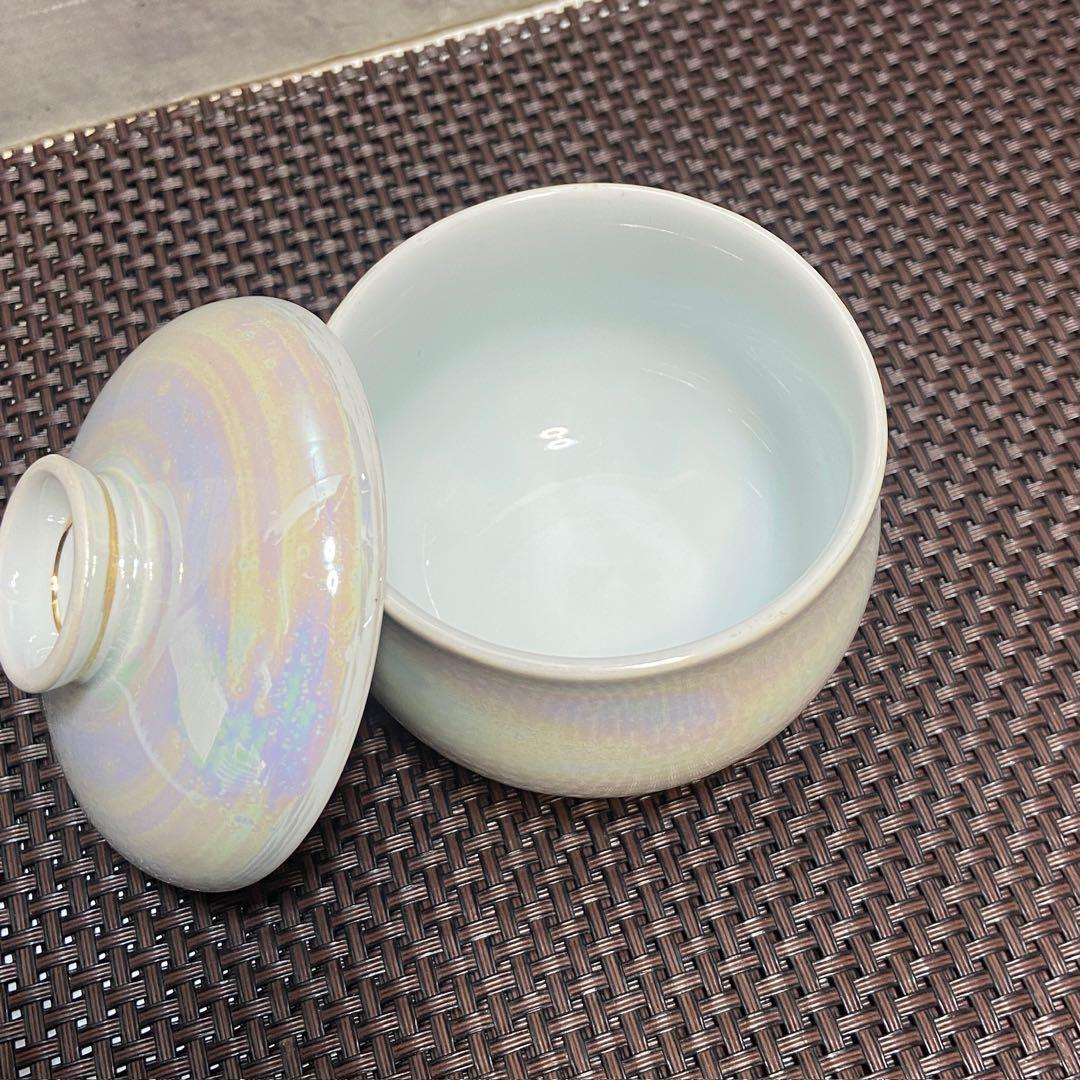 和食器　茶碗蒸し　オーロラ　パール　20個セット