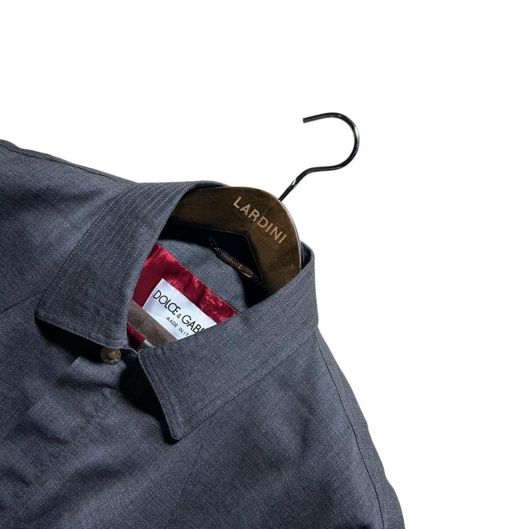 ①54サイズ DOLCE&GABBANA ジップアップブルゾンジャケット グレー